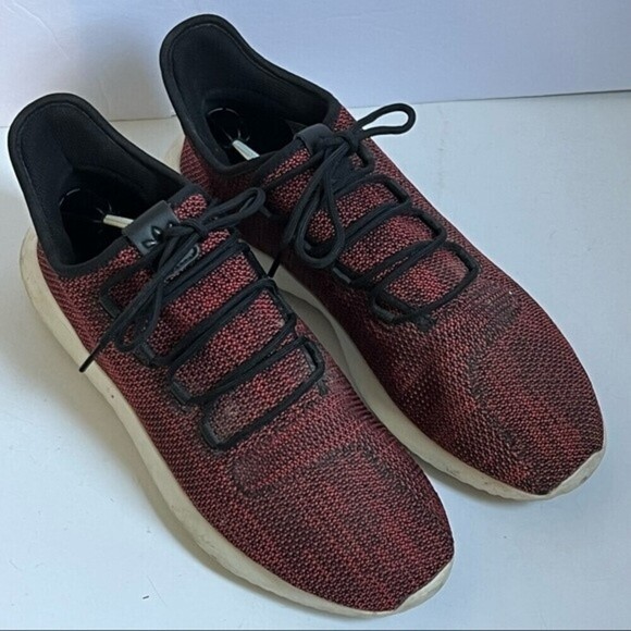 Adidas Tubular Shadow Black Scarlet Red Men\'s Size 13 AC8791 main image 4